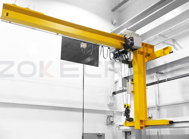 15年の壁移動式ジブクレーンの製造業者｜ZOKE CRANE