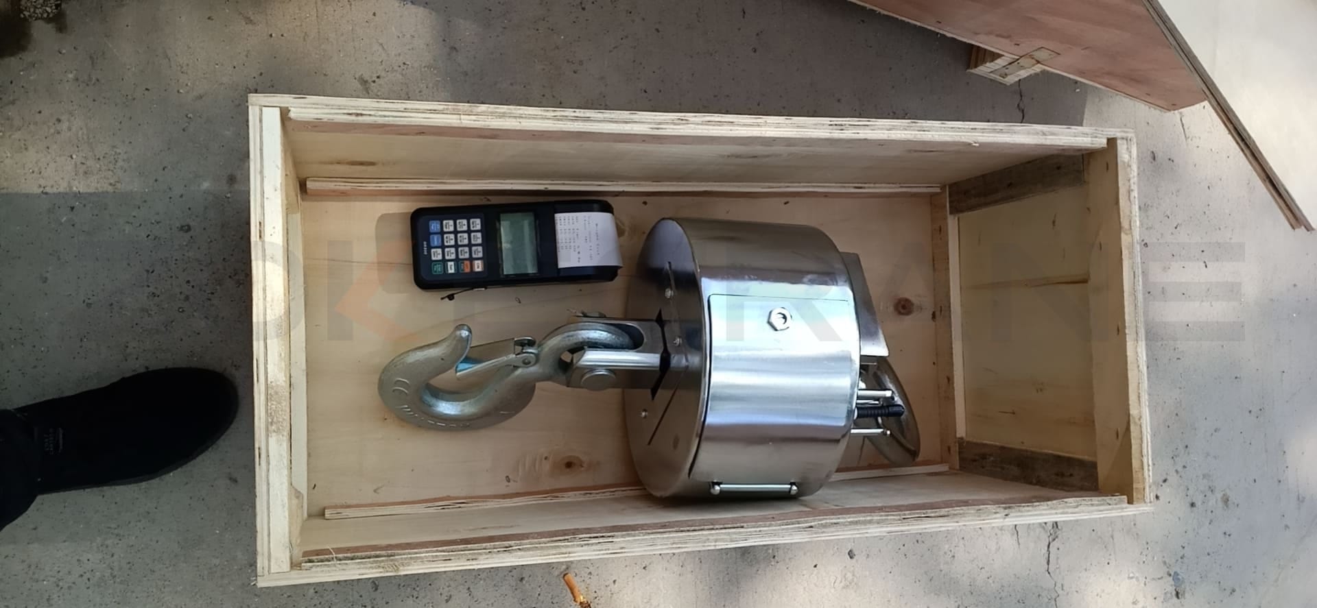 T wireless print type crane scale