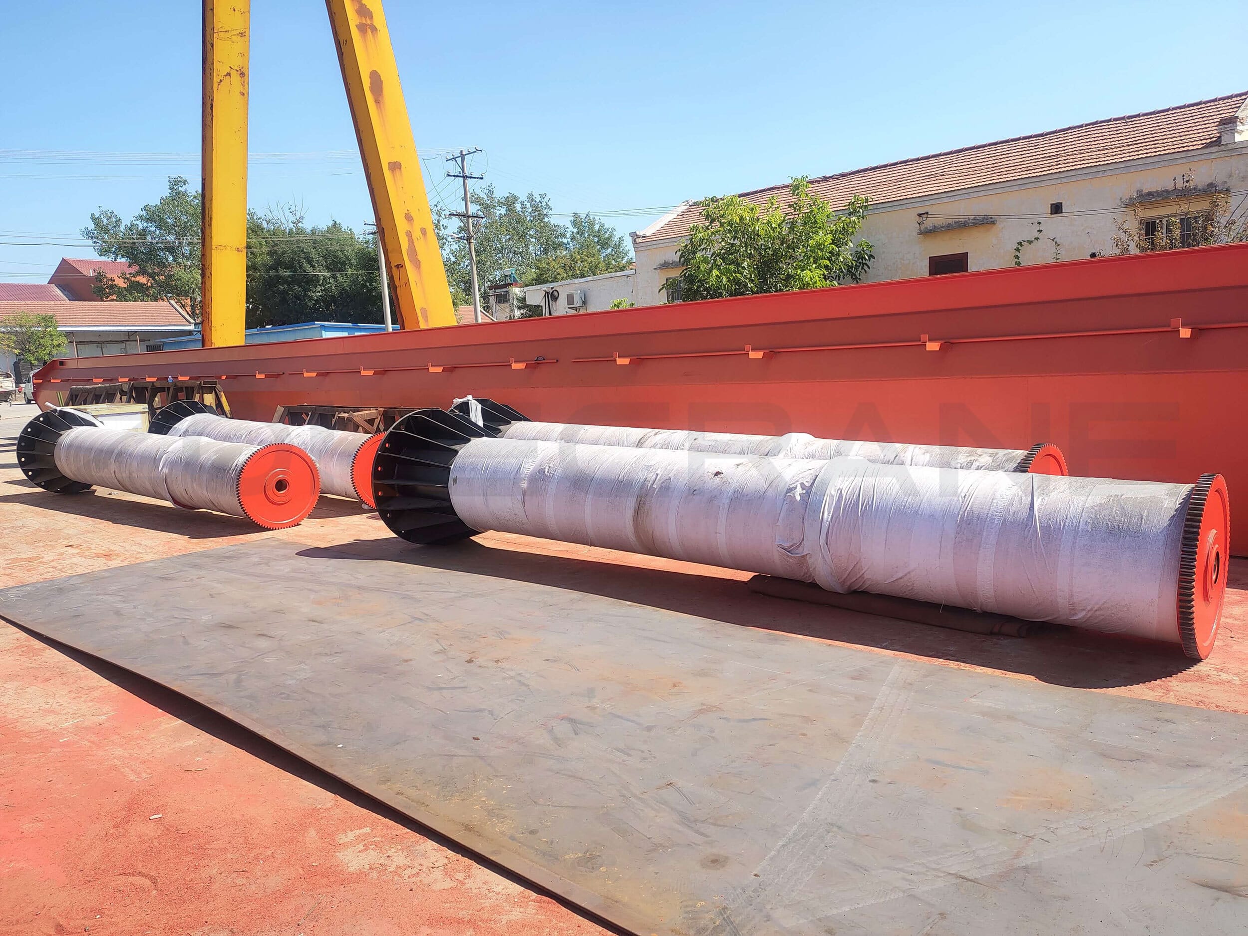 jib crane with electric chain hoist delivery to Sudan