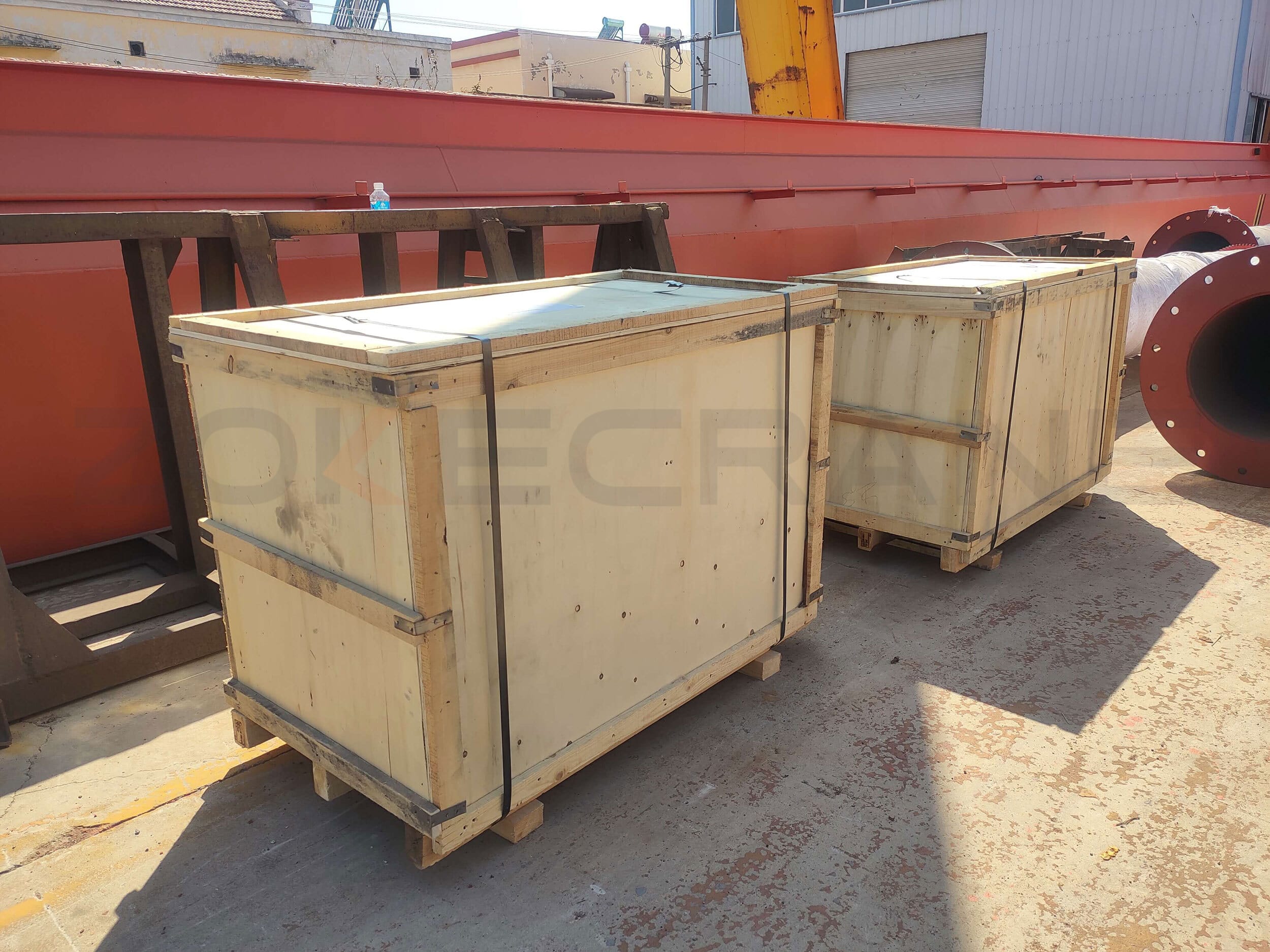jib crane with electric chain hoist delivery to Sudan