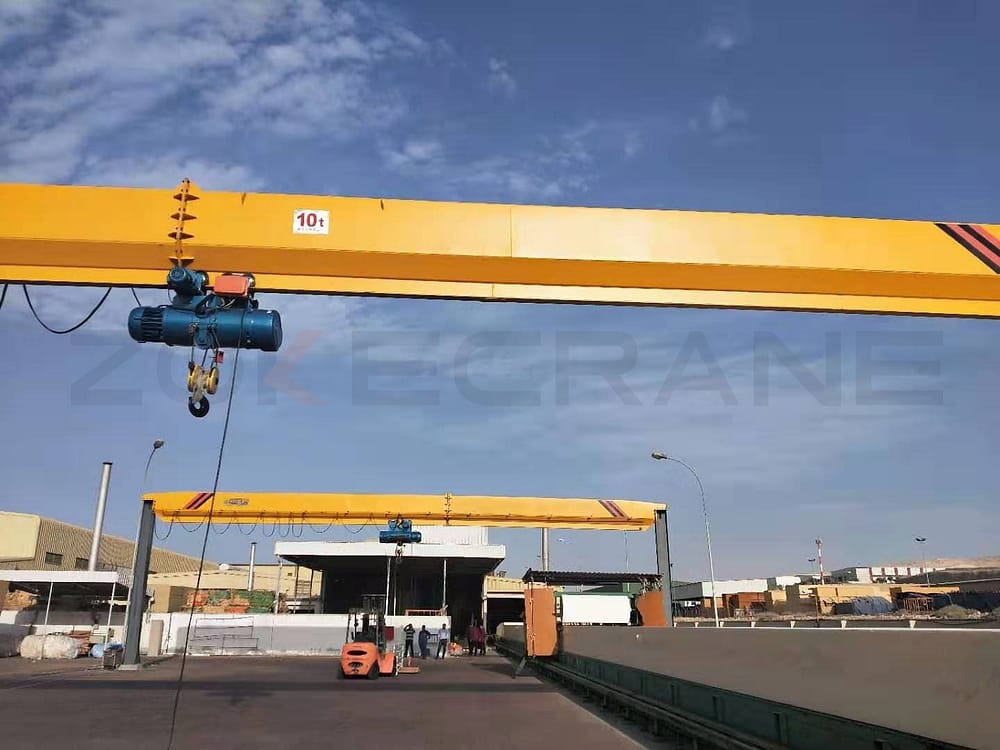 single girder gantry crane