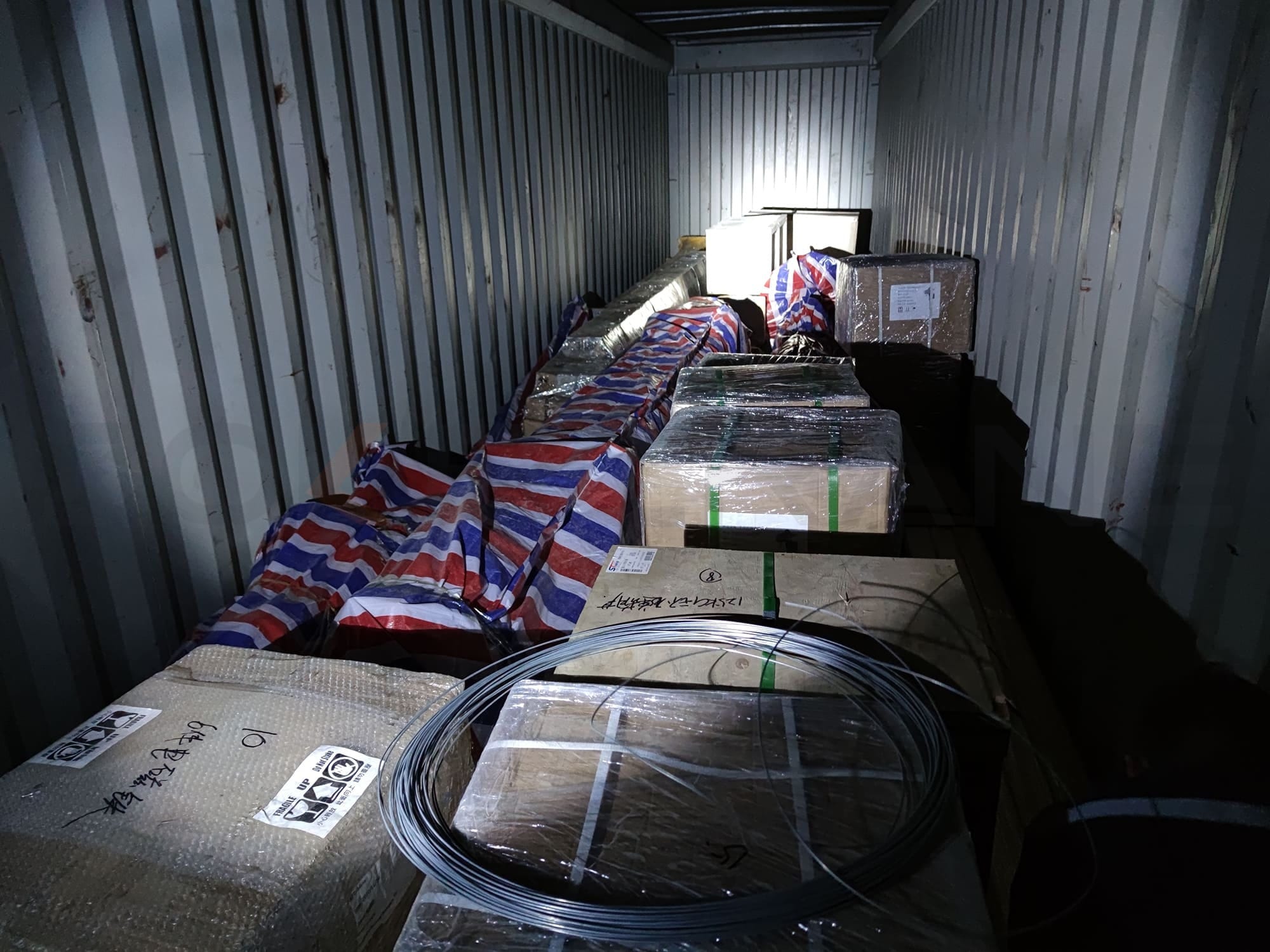 Goods in container