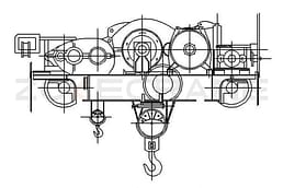 diseño del carro de la grúa