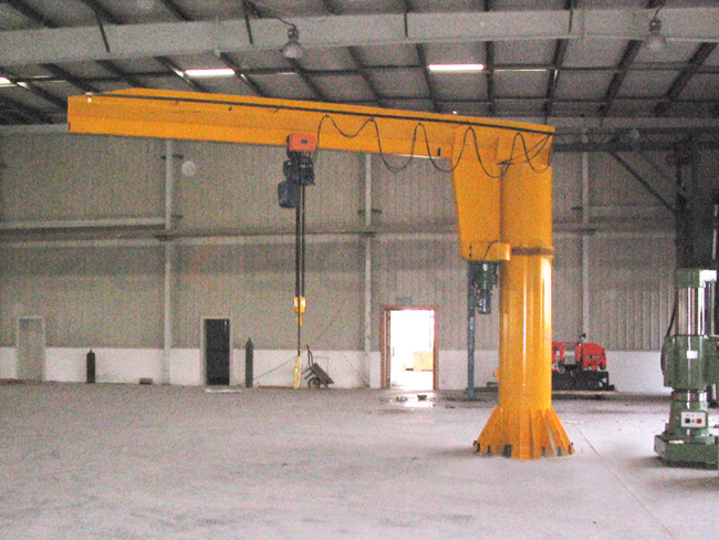 grúas de columna fija