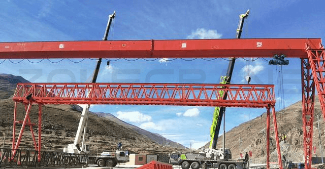 instalación de grúas de pórtico