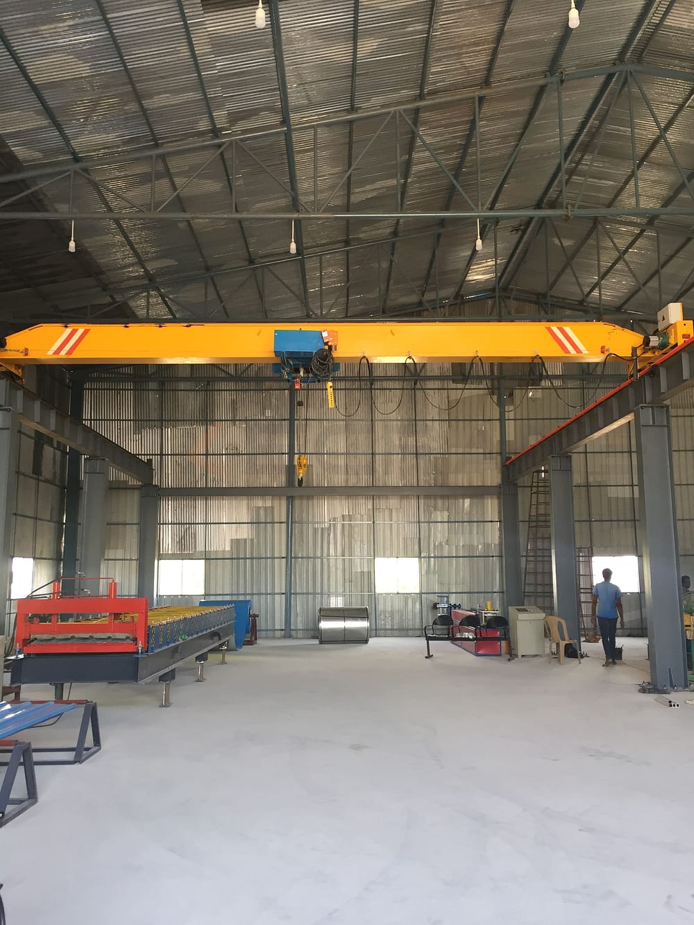  installazione di un carroponte monotrave da una tonnellata completata