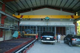 Completata l'installazione del carroponte a trave singola T