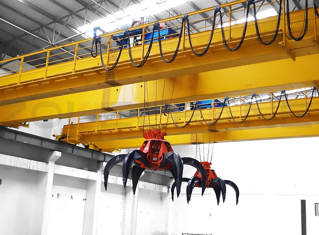 15年 グラブバケット式オーバーヘッドクレーン製造会社｜ZOKE CRANE