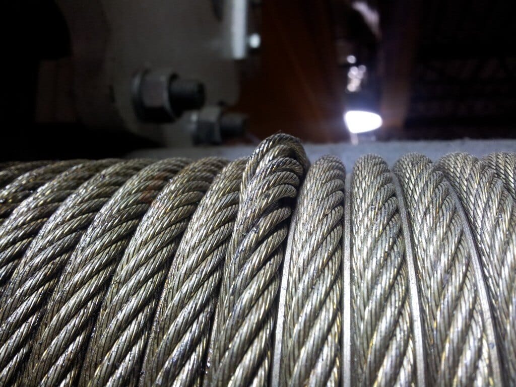 crane wire rope wear