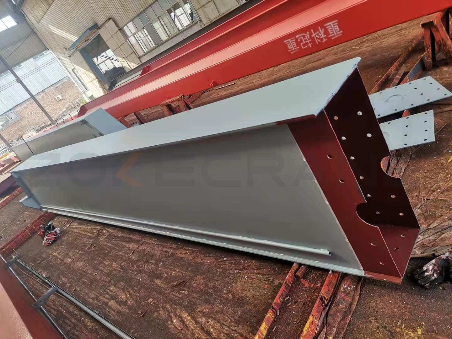 Main beam oft single girder overhead crane