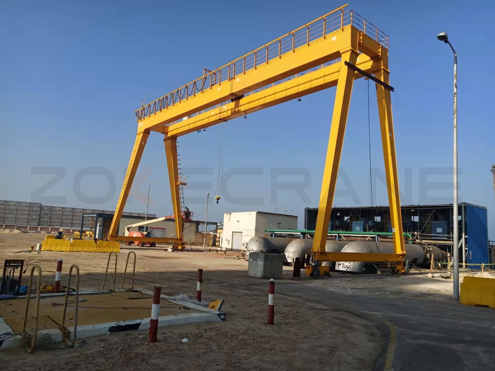 Picture of installation crane