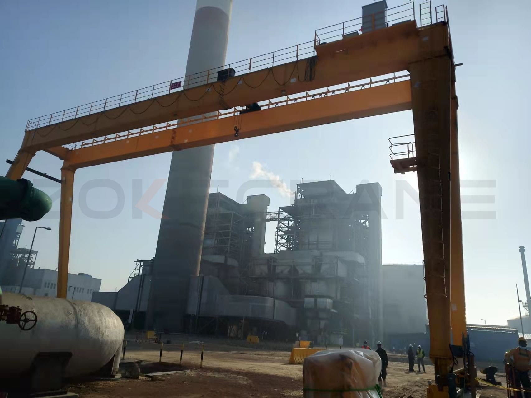Picture of installation crane