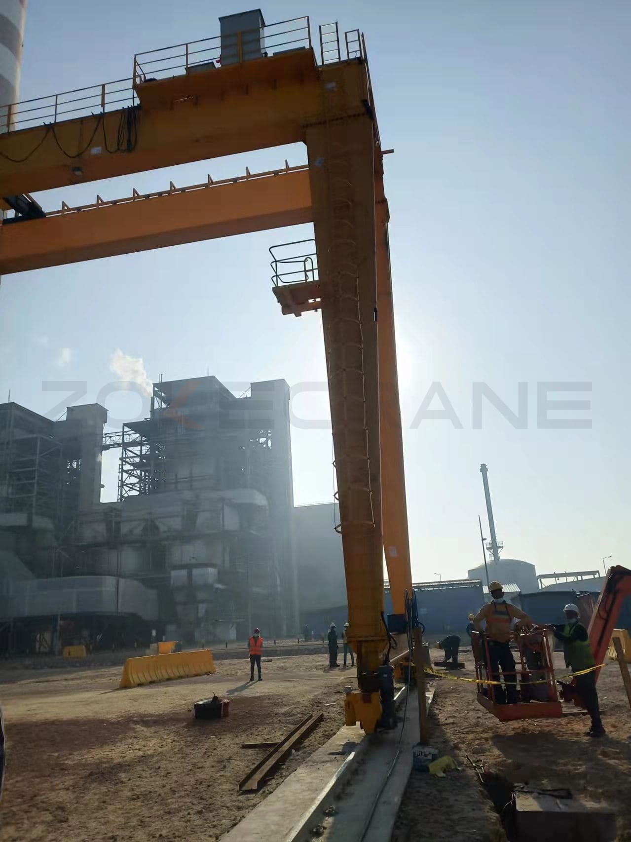 Picture of installation crane