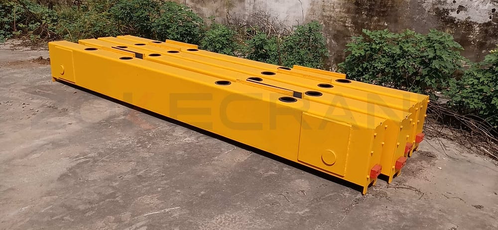 Carrelli terminali del carroponte a doppia trave T