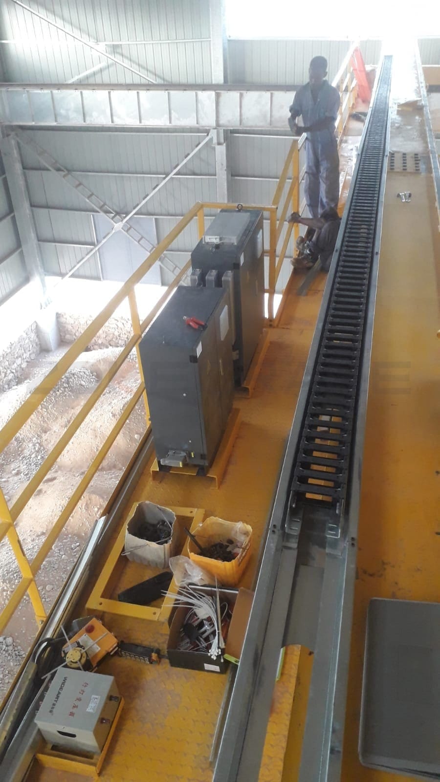 Picture of installation crane