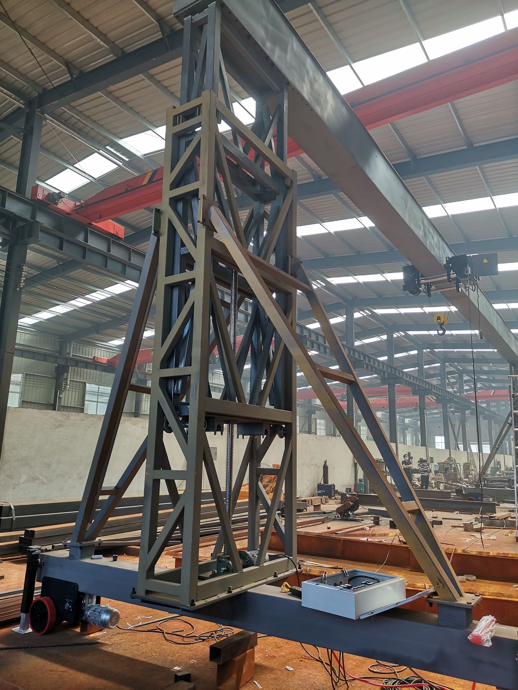 5T Portable Gantry Crane Load Test Succeeded ZOKE CRANE