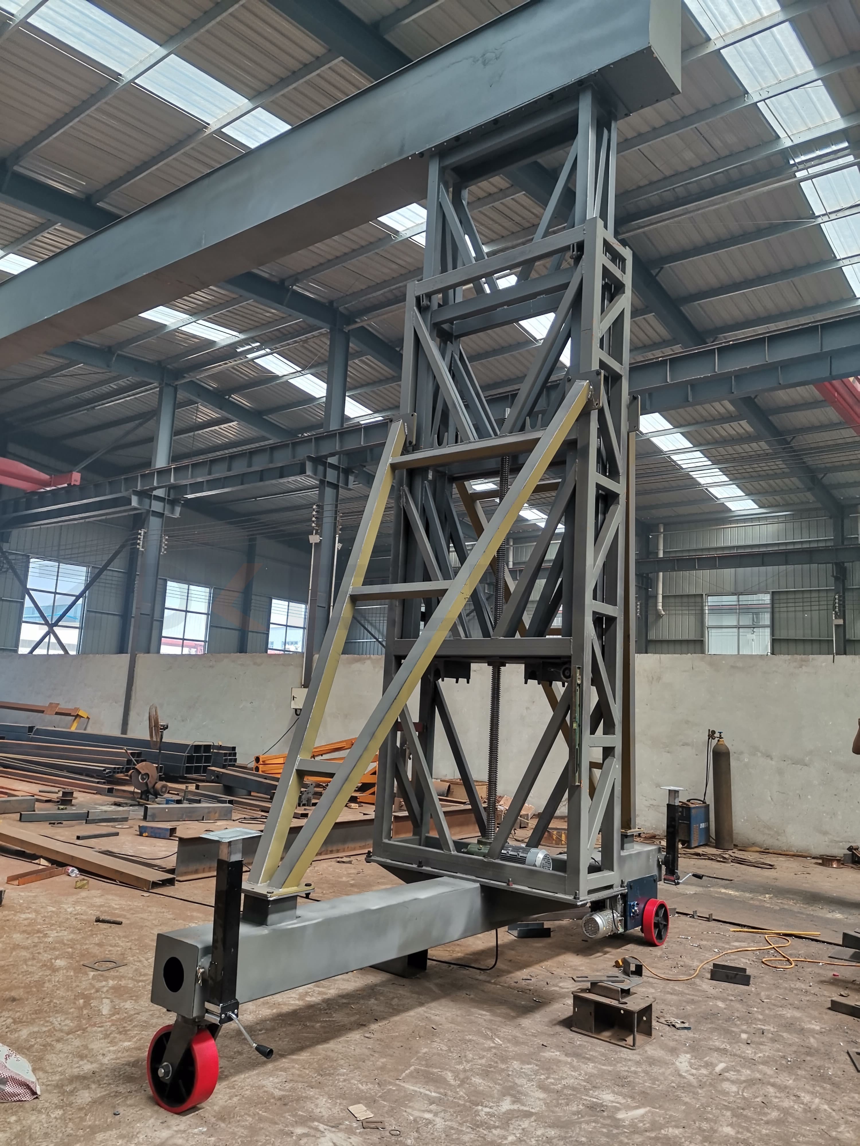 5T Portable Gantry Crane Load Test Succeeded ZOKE CRANE