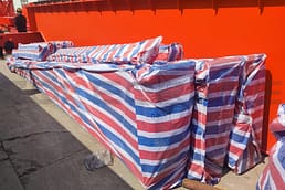 foto di consegna della gru a portale