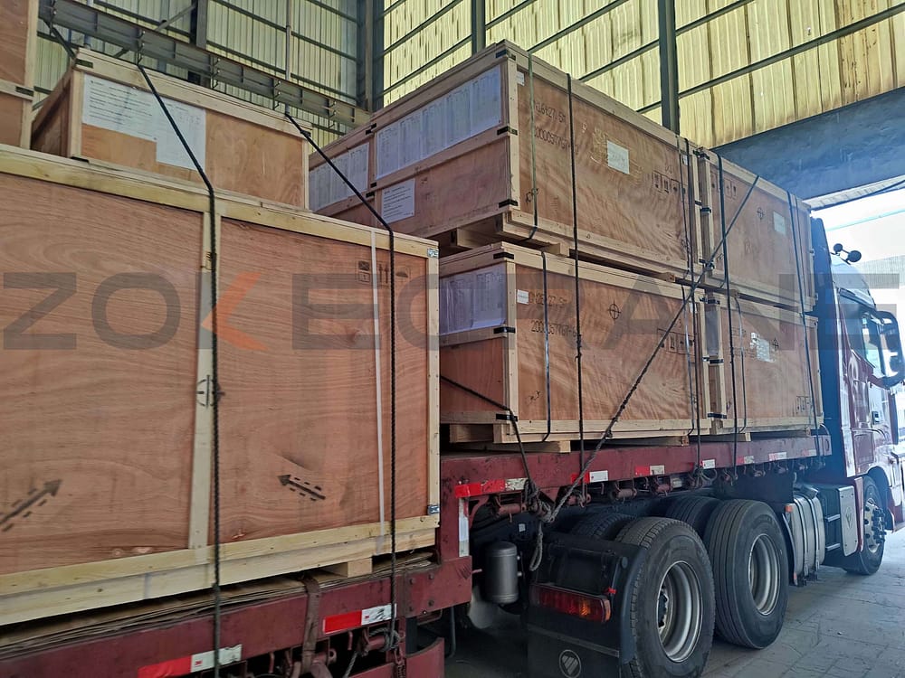 Gru a ponte di tipo magnetico per l'Uzbekistan