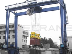 রাবার ক্লান্ত গ্যান্ট্রি ক্রেন RTG