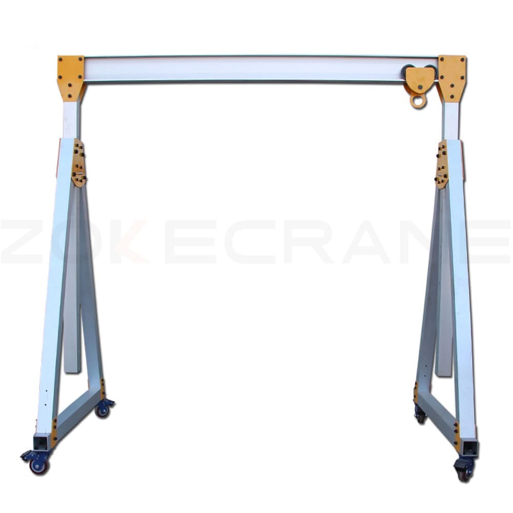 grúa de pórtico de elevación de marco de aluminio