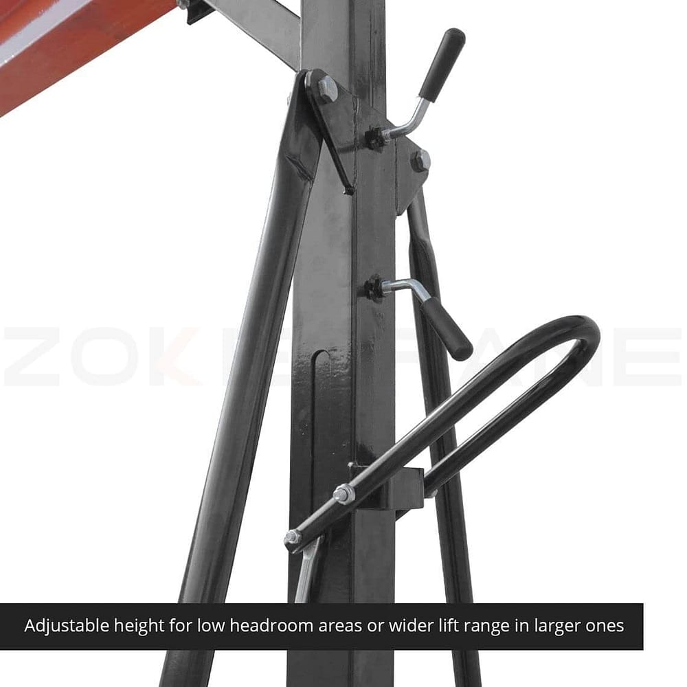 Grúa de pórtico ajustable con accesorios Titan