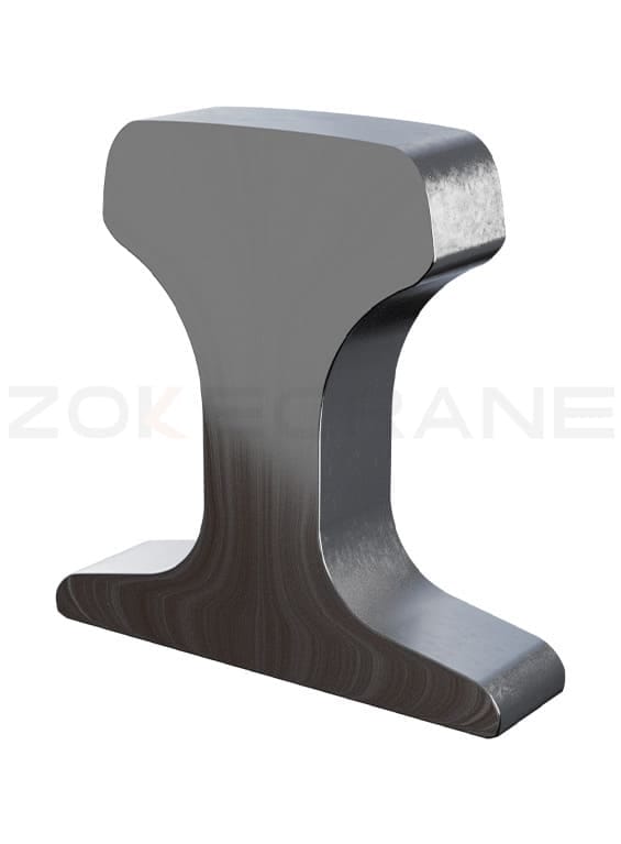 sección transversal crane_rail_american