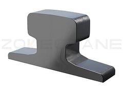 seção transversal Crane_rail_european