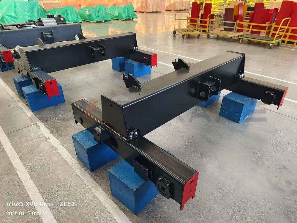 ton andton double girder overhead crane exported Algerian