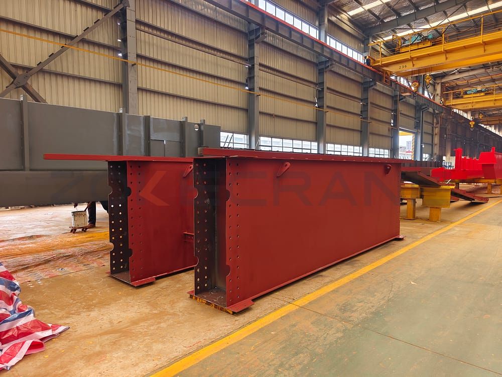 ton andton double girder overhead crane exported Algerian
