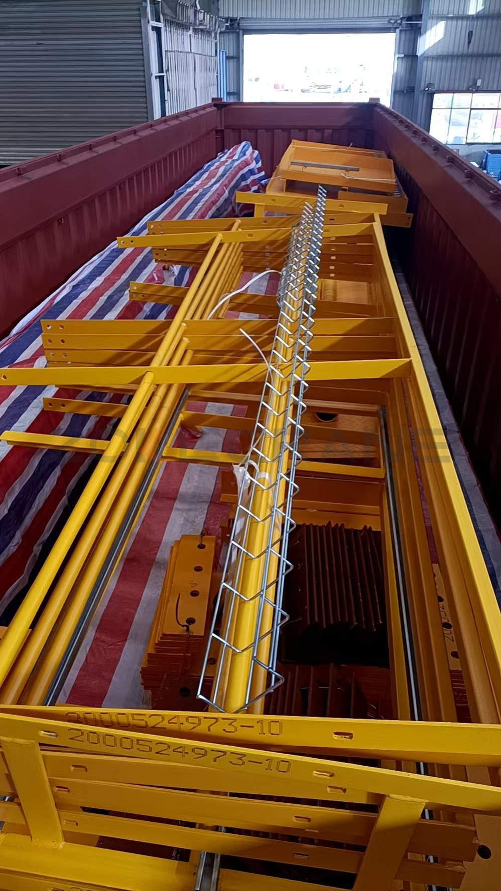 ton andton double girder overhead crane exported Algerian